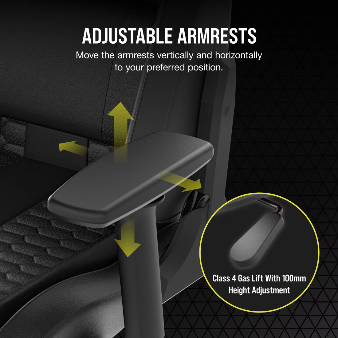 Chaise gaming TC100 RELAXED - Leatherette Noir/Noir